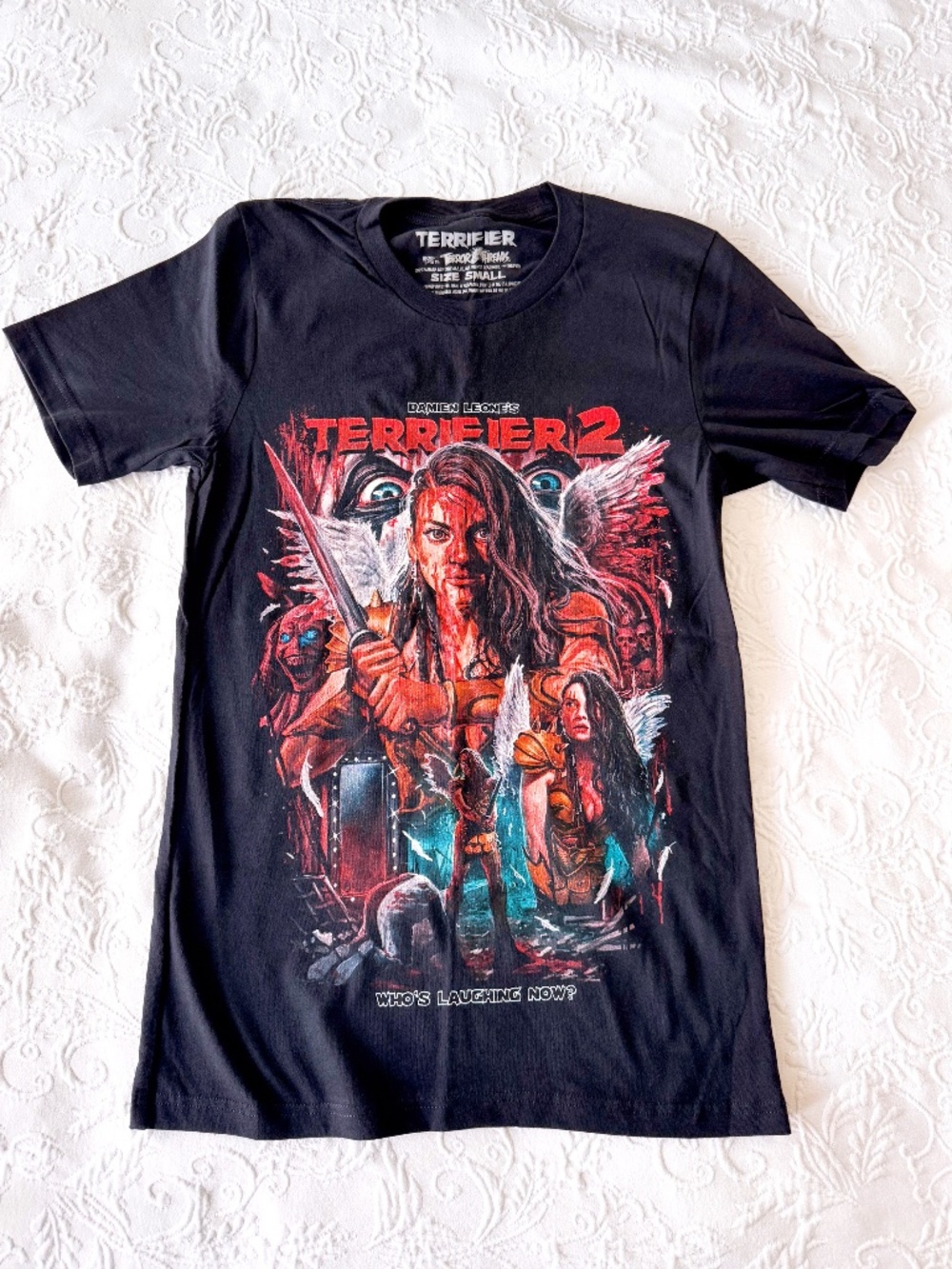 brand new terrifier 2 sienna all eyes on me limited edition terror threads tee S